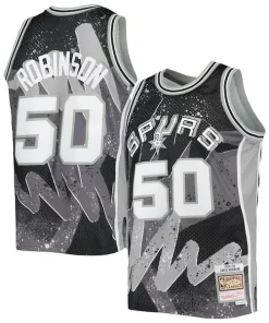 David Robinson San Antonio Spurs Éclatant Hardwood Classics 1998/99 Hyper Hoops Swingman Jersey Black