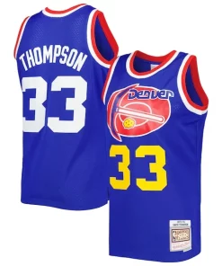 David Thompson Denver Nuggets Hardwood Classics 1975/76 Swingman Jersey Refiné Royal