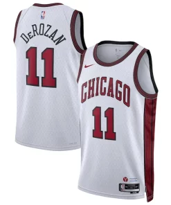 DeMar DeRozan Chicago Bulls Nike Unisex 2022/23 Swingman Jersey Haut de gamme City Edition White