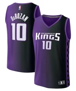 DeMar DeRozan Sacramento Élégant Kings Youth Fast Break Replica Player Jersey Statement Edition Purple