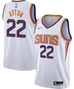Deandre Ayton Phoenix Suns Notable Nike Youth Swingman Jersey Association Edition White/Purple