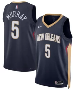 Dejounte Murray New Orleans Pelicans Nike Unisex 2024 Offseason Addition Nike Swingman Jersey Personalisable Navy