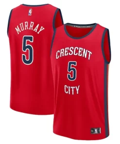 Dejounte Murray New Orleans Pelicans Youth Incontournable Fast Break Replica Player Jersey Statement Edition Red