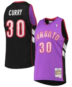Dell Curry Toronto Raptors 2001/02 Hardwood Classics Swingman Jersey Purple Stylish