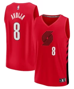 Deni Avdija Portland Trail Blazers Youth Fast Break Player Authentique Jersey Statement Edition Red