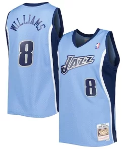 Deron Williams Utah Jazz 2001/02 Hardwood Classics Swingman Jersey Prime Blue
