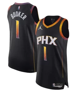 Devin Booker Phoenix Suns Jordan Brand Authentic Player Jersey Statement Edition Black Uniques