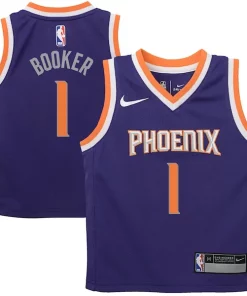 Devin Booker Phoenix Suns Nike Preschool Replica Jersey Purple Captivant Icon Edition