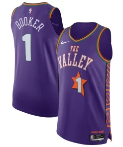 Devin Booker Phoenix Suns Nike Commémoratif 2024/25 Authentic Player Jersey City Edition Purple