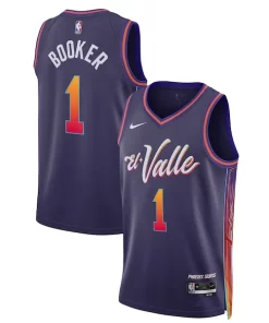 Devin Booker Phoenix Suns Nike Unisex 2023/24 Swingman Jersey Purple Distingué City Edition