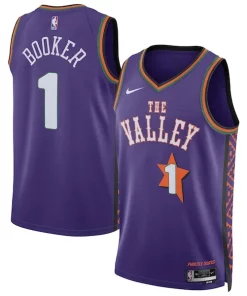 Devin Booker Phoenix Suns Nike Unisex 2024/25 Swingman Unique Player Jersey City Edition Purple