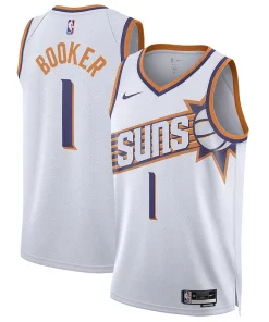 Devin Booker Luxueux Phoenix Suns Nike Unisex Swingman Jersey Association Edition White