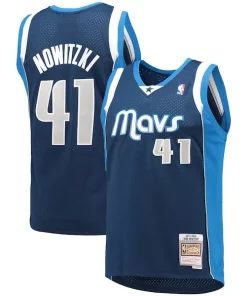 Dirk Nowitzki Dallas Bold Mavericks 2011/12 Hardwood Classics Swingman Jersey Navy