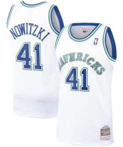 Dirk Nowitzki Dallas Incontournable Mavericks 1998/99 Hardwood Classics Swingman Jersey White