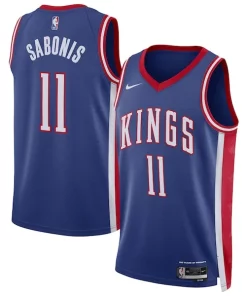 Domantas Sabonis Sacramento Kings Nike Unisex 2024/25 Swingman Authentique Player Jersey City Edition Blue