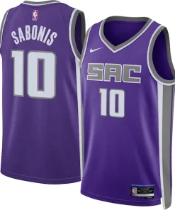 Domantas Sabonis Sacramento Kings Nike Unisex Superbe Swingman Jersey Icon Edition Purple