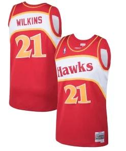Dominique Wilkins Atlanta Hawks 1986/87 Hardwood Classics Swingman Jersey Incontournable Red