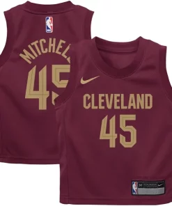Donovan Mitchell Cleveland Cavaliers Nike Toddler Swingman Captivant Player Jersey Icon Edition Wine