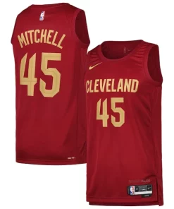 Donovan Mitchell Incontournable Cleveland Cavaliers Nike Swingman Player Jersey Icon Edition Wine