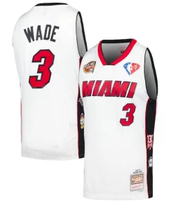Dwyane Wade Miami Heat Unisex Hall Magnifique of Fame Class of 2023 Throwback Swingman Jersey White