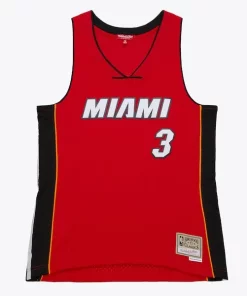 Dwyane Wade Miami Heat Women's 2005/06 Hardwood Classics Swingman Tendance Jersey Red