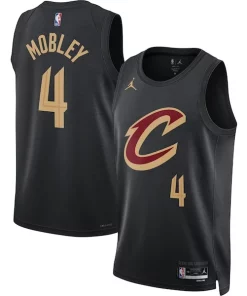 Evan Distingué Mobley Cleveland Cavaliers Jordan Brand Unisex Swingman Jersey Statement Edition Black