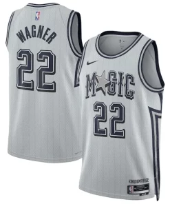 Franz Exceptionnel Wagner Orlando Magic Nike Unisex 2024/25 Swingman Player Jersey City Edition Silver