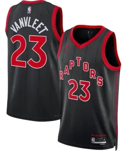 Fred VanVleet Toronto Raptors Personalisable Jordan Brand Unisex Swingman Jersey Statement Edition Black