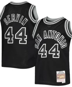George Gervin San Antonio Spurs Youth 1978/79 Hardwood Bold Classics Swingman Jersey Black