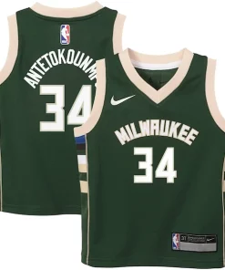 Giannis Antetokounmpo Milwaukee Bucks Nike Toddler Swingman Notable Player Jersey Icon Edition Green