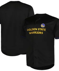 Golden Admirable State Warriors Profile Big & Tall Pop Jersey Black