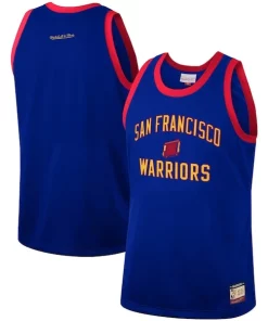 Golden State Warriors Hardwood Classics Team Heritage Exquisite Fashion Jersey Royal