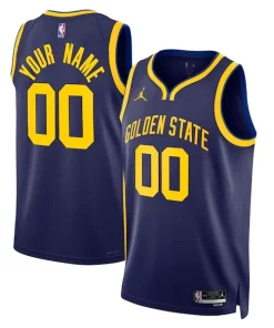 Golden State Warriors Jordan Brand Unisex 2022/23 Swingman Custom Jersey Statement Edition Notable Blue
