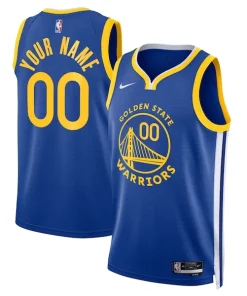 Golden State Warriors Nike Unisex Swingman Incontournable Custom Jersey Royal Icon Edition