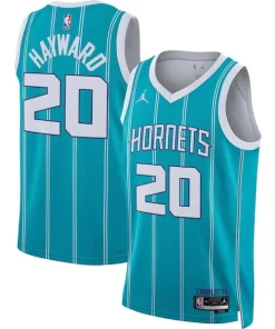 Gordon Hayward Charlotte Hornets Jordan Brand Gracieux Unisex Swingman Jersey Icon Edition Teal