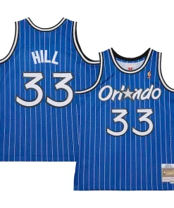 Grant Authentique Hill Orlando Magic 2004/05 Hardwood Classics Swingman Jersey Blue