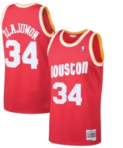 Hakeem Gracieux Olajuwon Houston Rockets 1993/94 Hardwood Classics Swingman Jersey Red