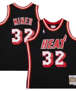 Harold Miner Miami Heat 1992/93 Hardwood Classics Swingman Throwback Incontournable Jersey Black