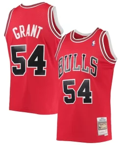 Horace Grant Chicago Bulls 1990/91 Throwback Dark Swingman Jersey Red Vibrant
