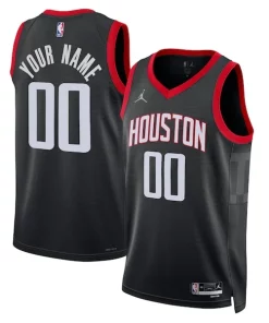 Houston Classique Rockets Jordan Brand Unisex 2022/23 Swingman Custom Jersey Statement Edition Black