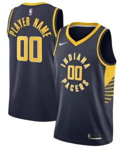 Indiana Pacers Dashing Nike 2020/21 Swingman Custom Jersey Icon Edition Navy
