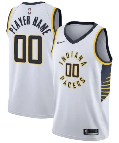Indiana Pacers Nike Éclatant 2020/21 Swingman Custom Jersey Association Edition White
