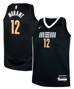 Ja Luxueux Morant Memphis Grizzlies Nike Youth Swingman Replica Jersey City Edition Black