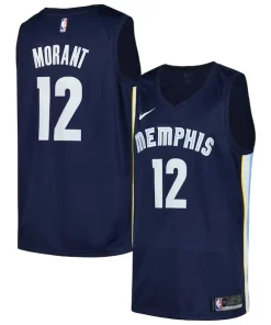 Ja Morant Memphis Charming Grizzlies Nike Swingman Player Jersey Icon Edition Navy