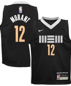 Ja Morant Memphis Grizzlies Nike Distingué Preschool Swingman Replica Jersey City Edition Black