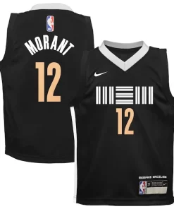 Ja Morant Memphis Grizzlies Nike Toddler Incontournable Swingman Replica Jersey City Edition Black