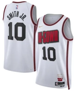 Jabari Smith Jr. Houston Rockets Nike Unisex 2024/25 Swingman Distingué Player Jersey City Edition White