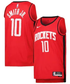 Jabari Smith Jr. Houston Rockets Nike Unisex Swingman Jersey Icon Admirable Edition Red
