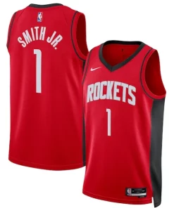 Jabari Smith Jr. Vibrant Houston Rockets Nike Unisex 2022 NBA Draft First Round Pick Swingman Jersey Icon Edition Red