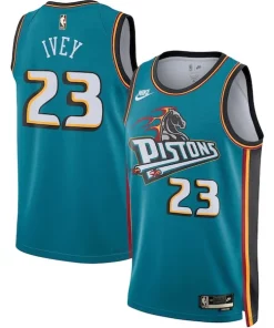 Jaden Distingué Ivey Detroit Pistons Nike Swingman Jersey Classic Edition Teal